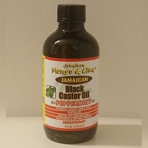 Jamaican Mango & Lime Jamaican Black Castor Oil Peppermint Hair Scalp Oil